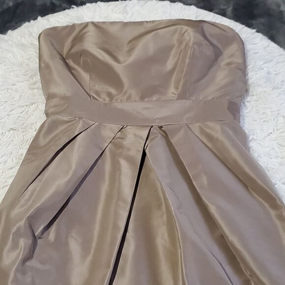 J. Crew Taupe Strapless Mini Dress - Picture 3 of 8